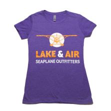 Purple Lake & Air Logo Tee