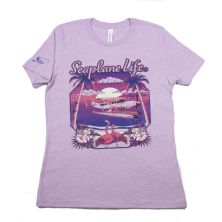 Seaplane Life Tropical Flamingo Tee