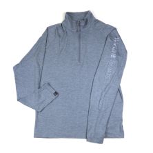 Wipline Floats Pullover Quarter Zip in Grey