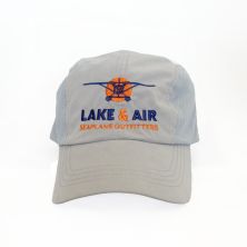 Khaki Lake & Air Logo Hat