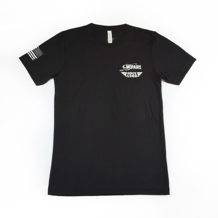 Lake & Air - Freedom to Explore Boss 182 Tee in Black